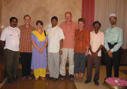 DL4KQ/VU3FRK Welcome by Chennai Hams November 2005